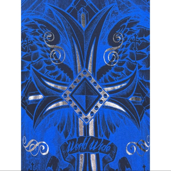 Xtreme Couture By Affliction Men's T-shirt Loyal Following Cross Biker S-5XL - Picture 10 of 12